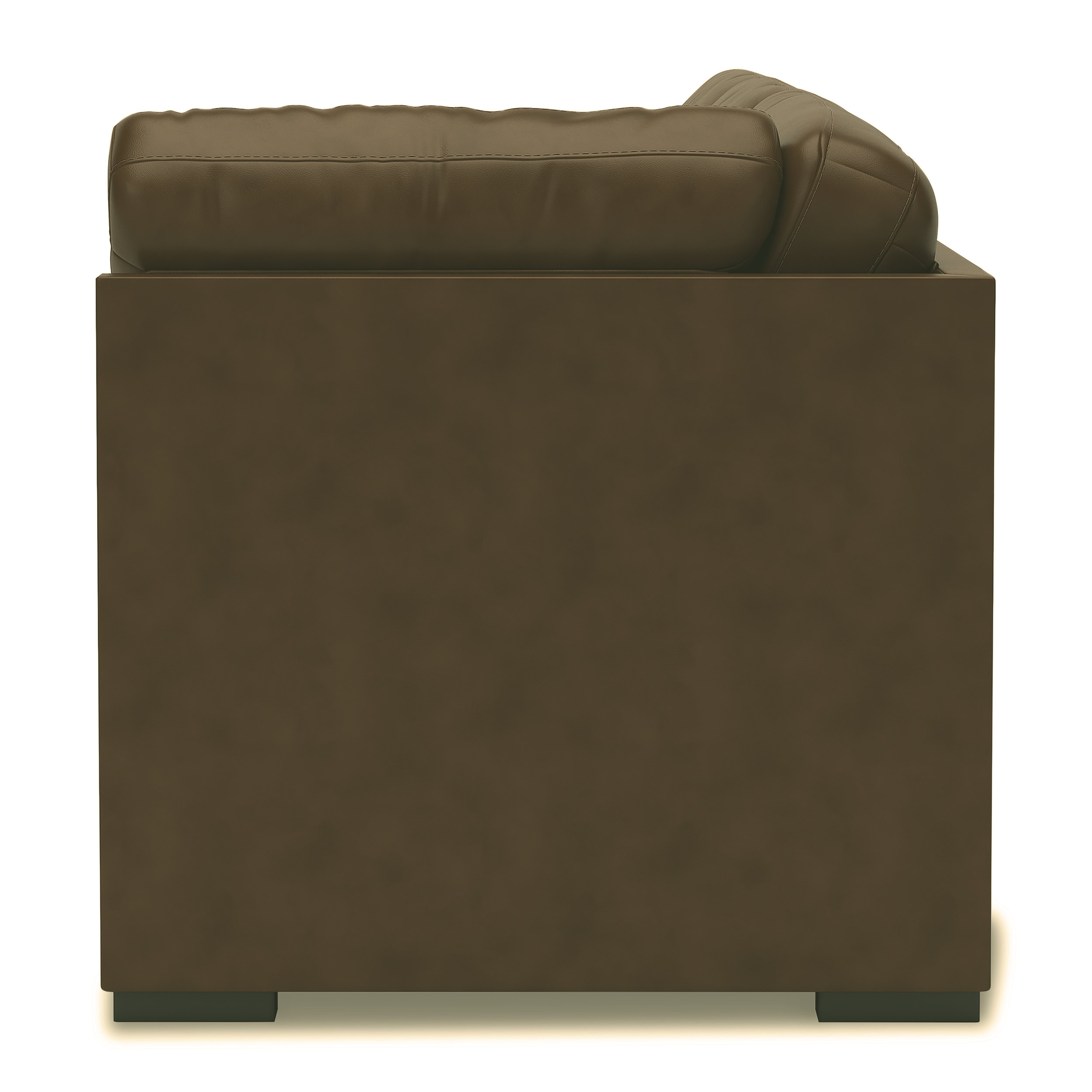 McDowlan Leather/Faux Leather 3-Piece Sectional Sofa w/Right Chaise
