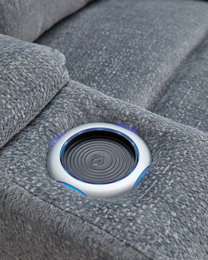 Studio Cave Polyester Power Reclining Living Room Set