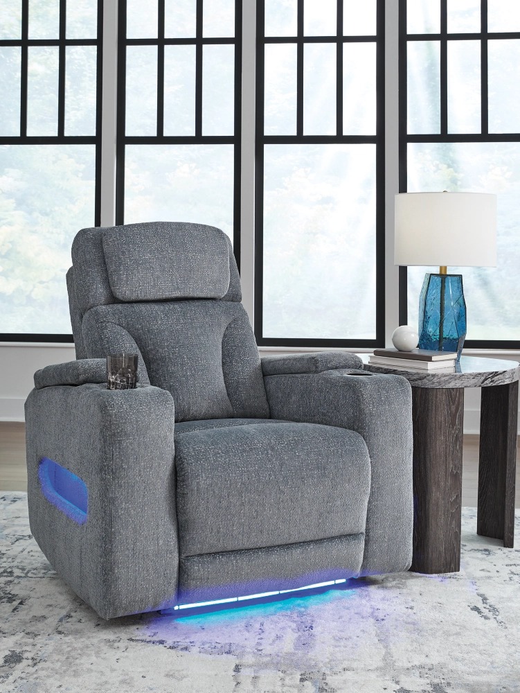 Studio Cave Polyester Power Reclining Living Room Set