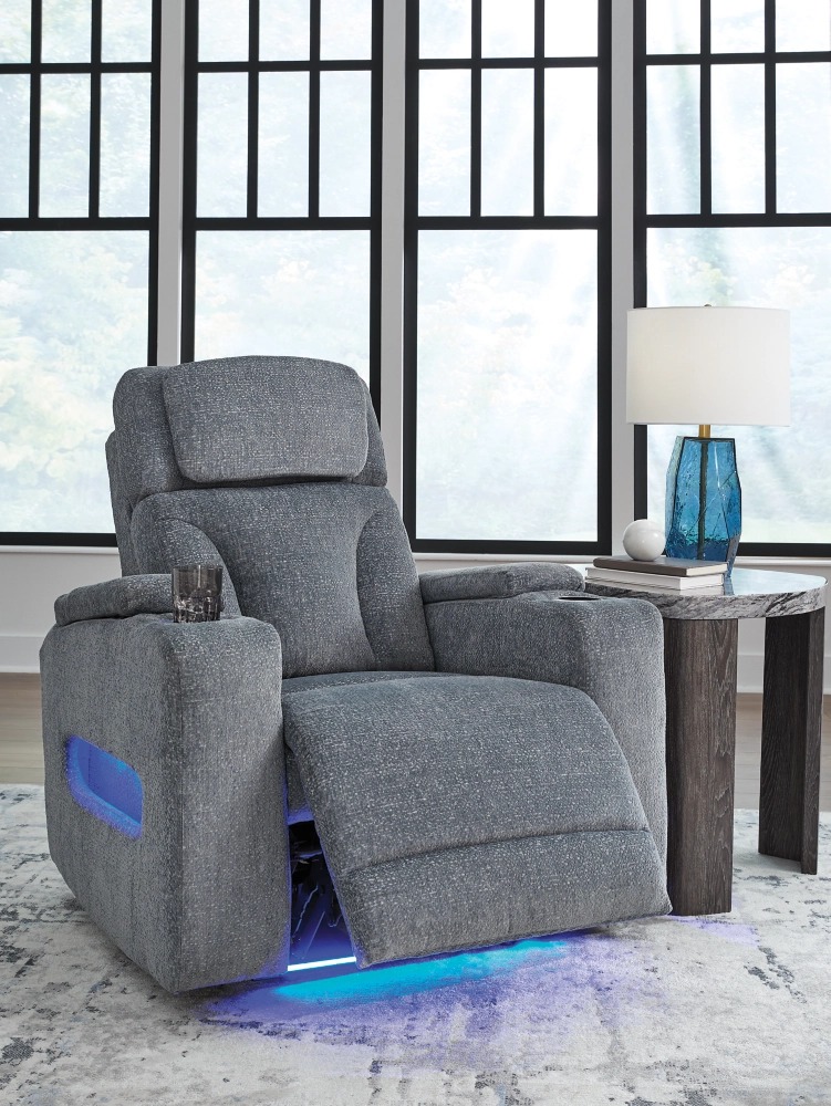 Studio Cave Polyester Power Reclining Living Room Set