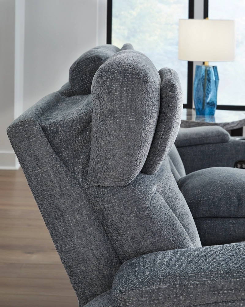 Studio Cave Polyester Power Recliner w/Adjustable Headrest