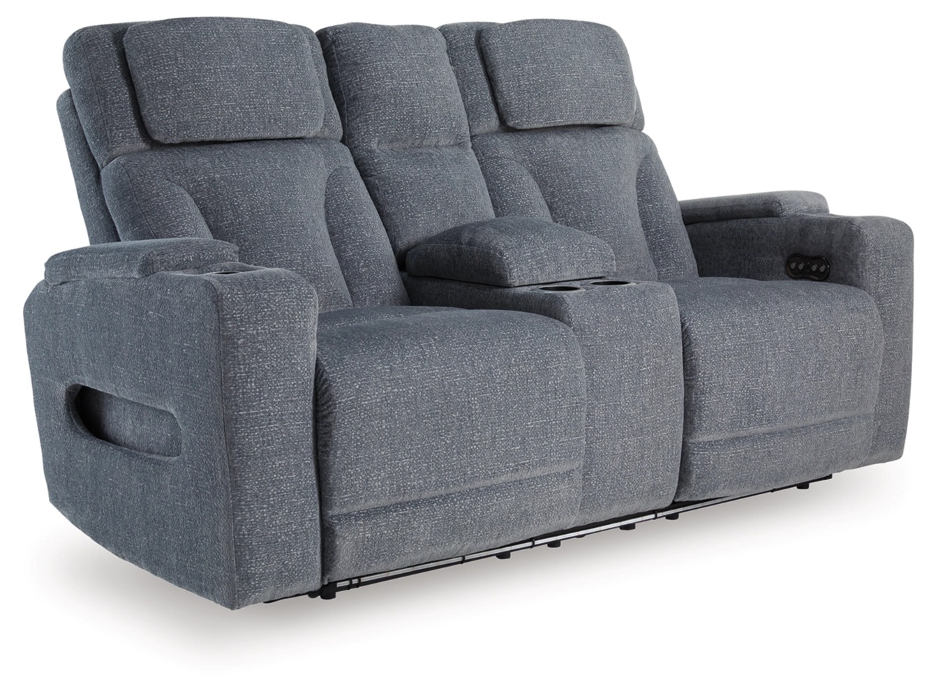 Studio Cave Polyester Power Reclining Living Room Set