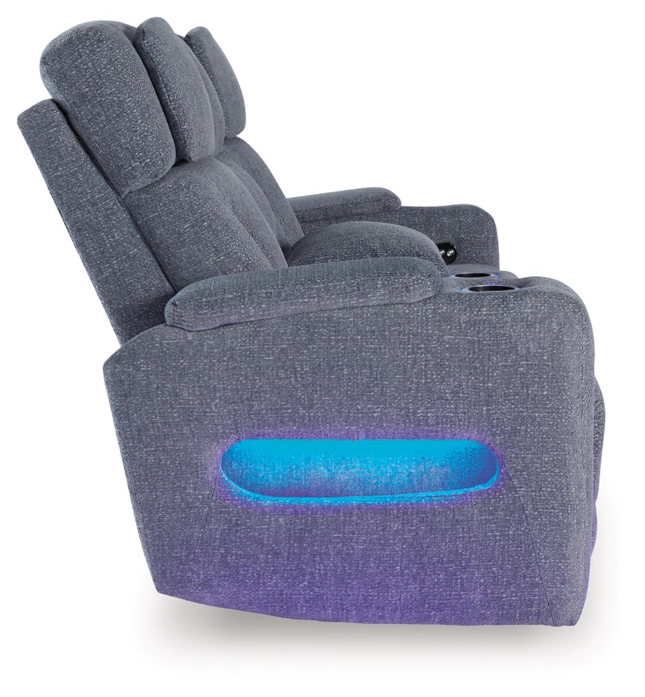Studio Cave Polyester Power Reclining Living Room Set