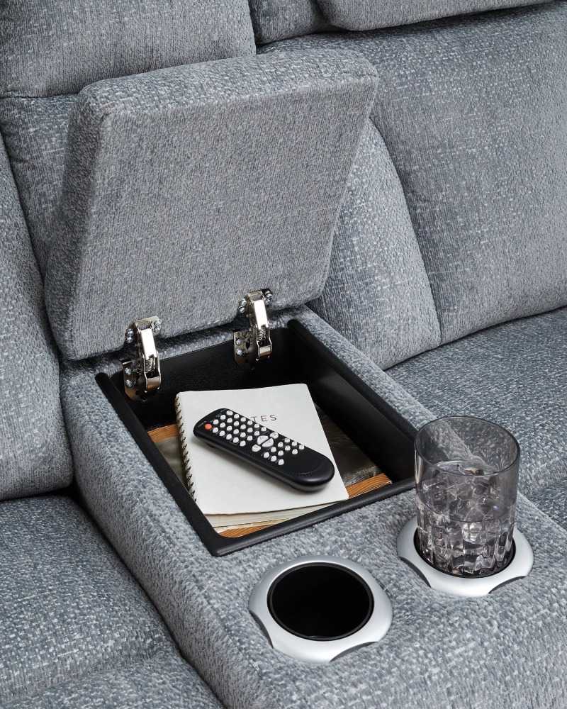 Studio Cave Power Reclining Loveseat Console