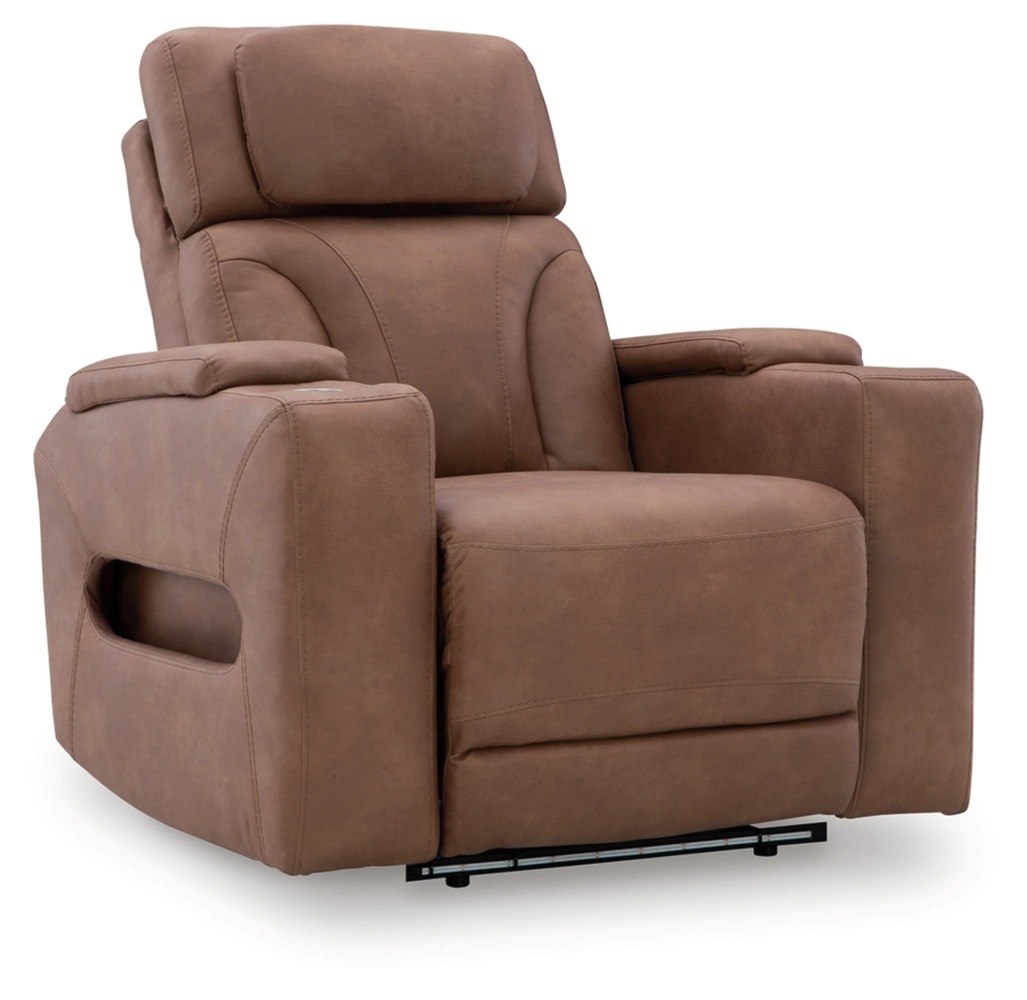 Clean-Slate Faux Leather Power Reclining Living Room Set