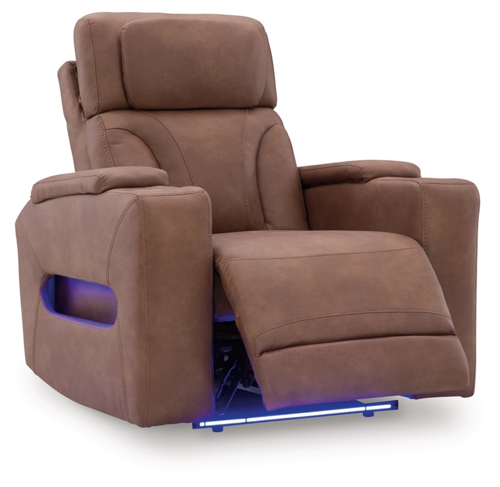 Clean-Slate Faux Leather Power Reclining Living Room Set