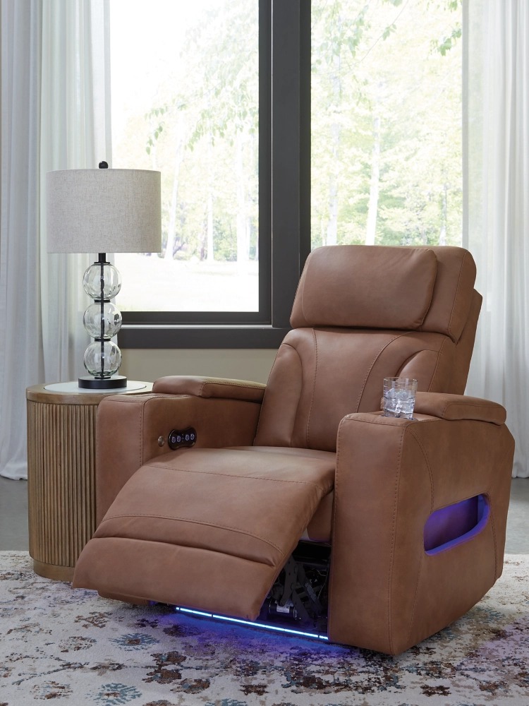 Clean-Slate Faux Leather Power Reclining Living Room Set