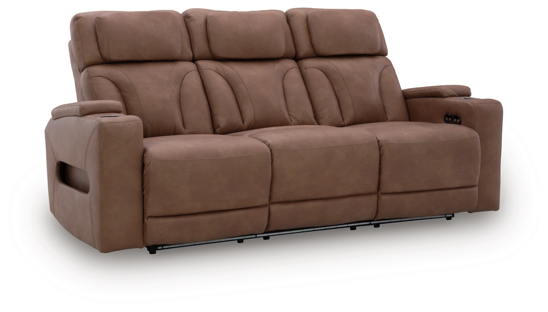 Clean-Slate Faux Leather Power Reclining Living Room Set