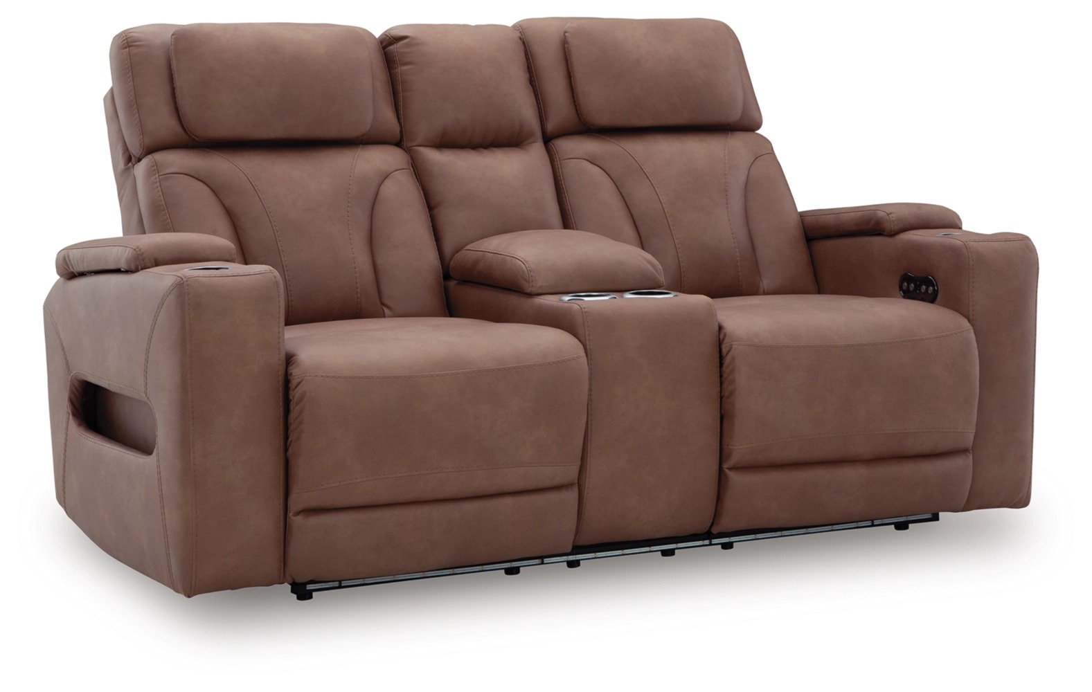 Clean-Slate Faux Leather Power Reclining Living Room Set