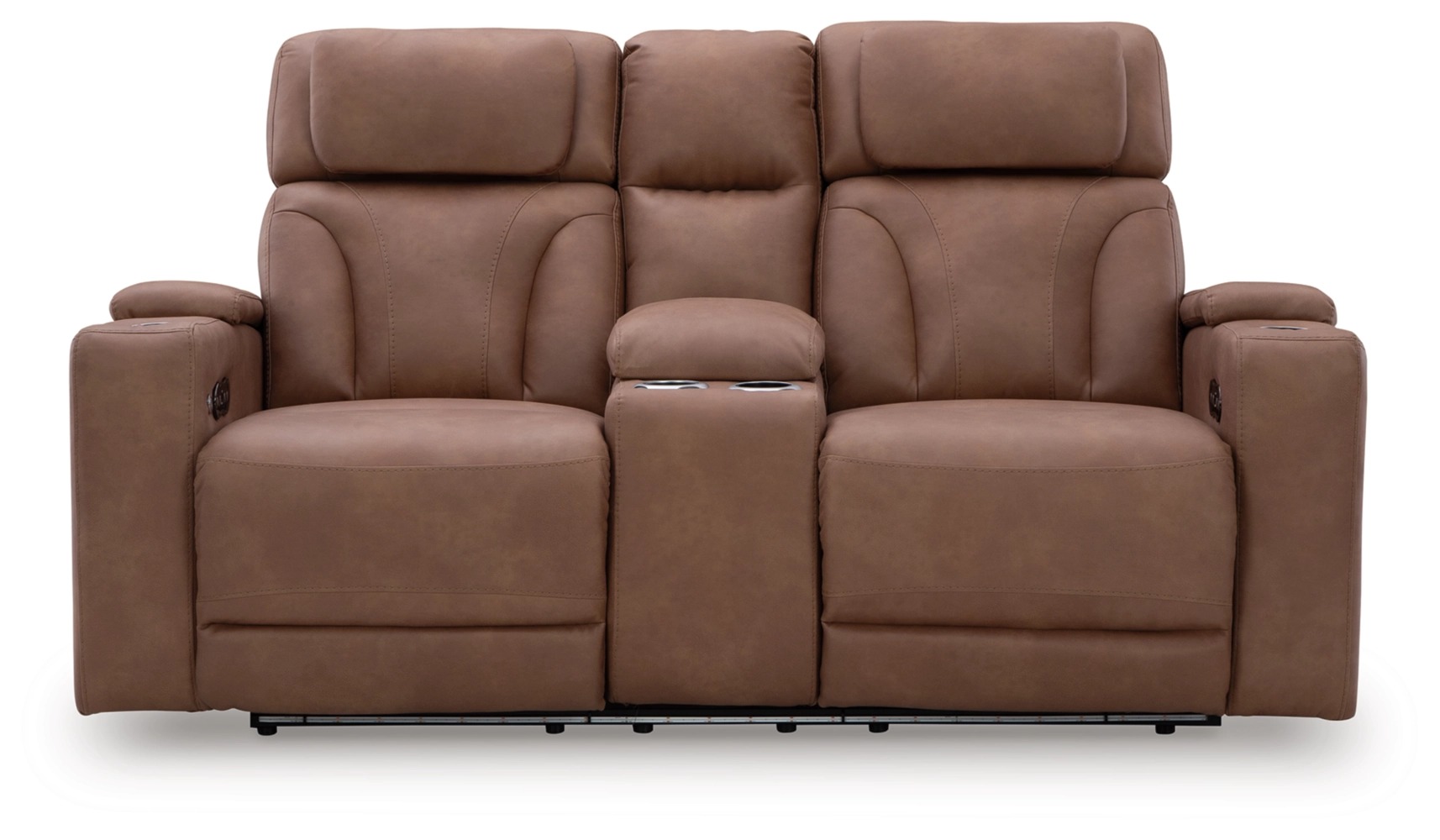 Clean-Slate Faux Leather Power Reclining Living Room Set