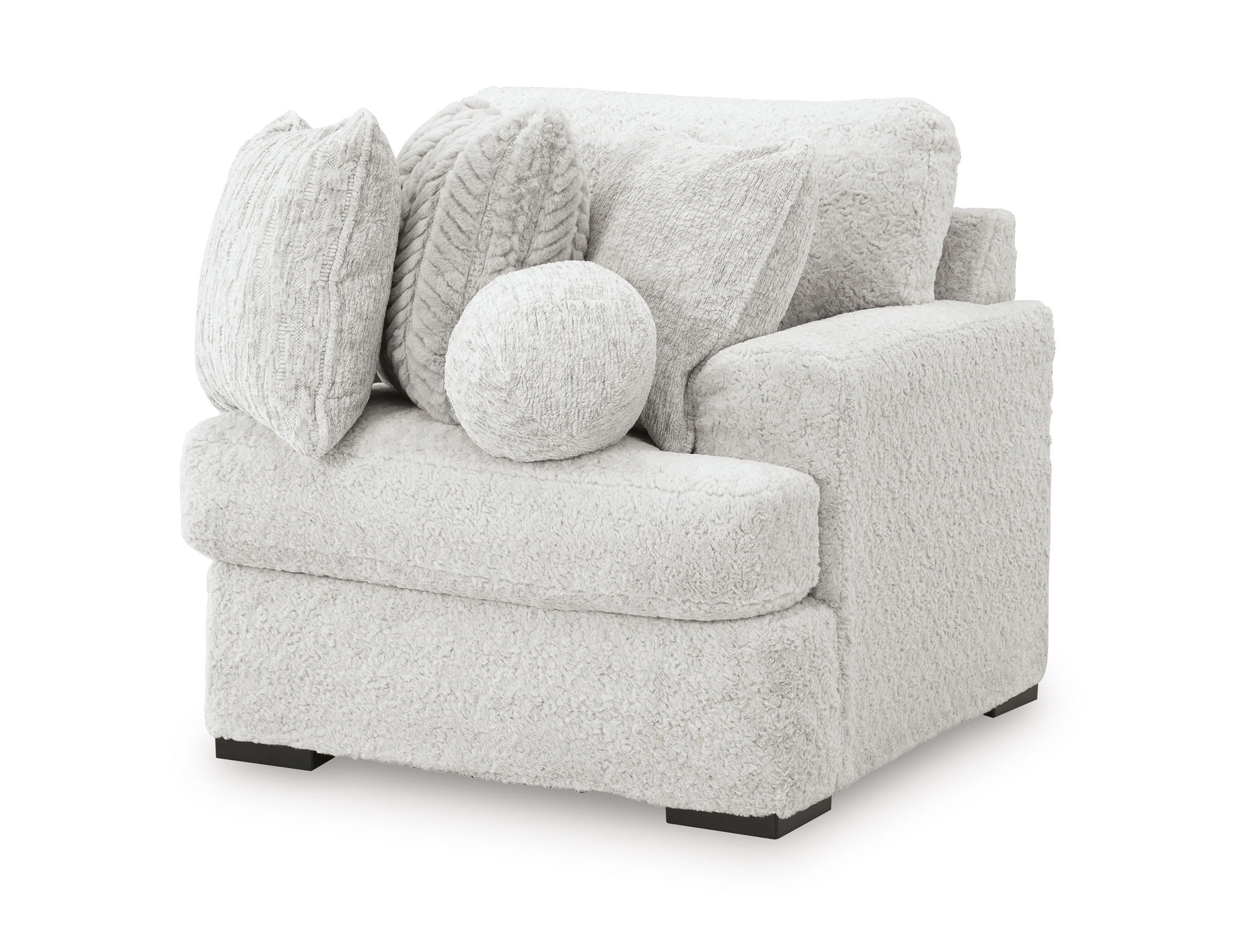 Cuddle Plush Stationary Right Facing Sectional with Chaise