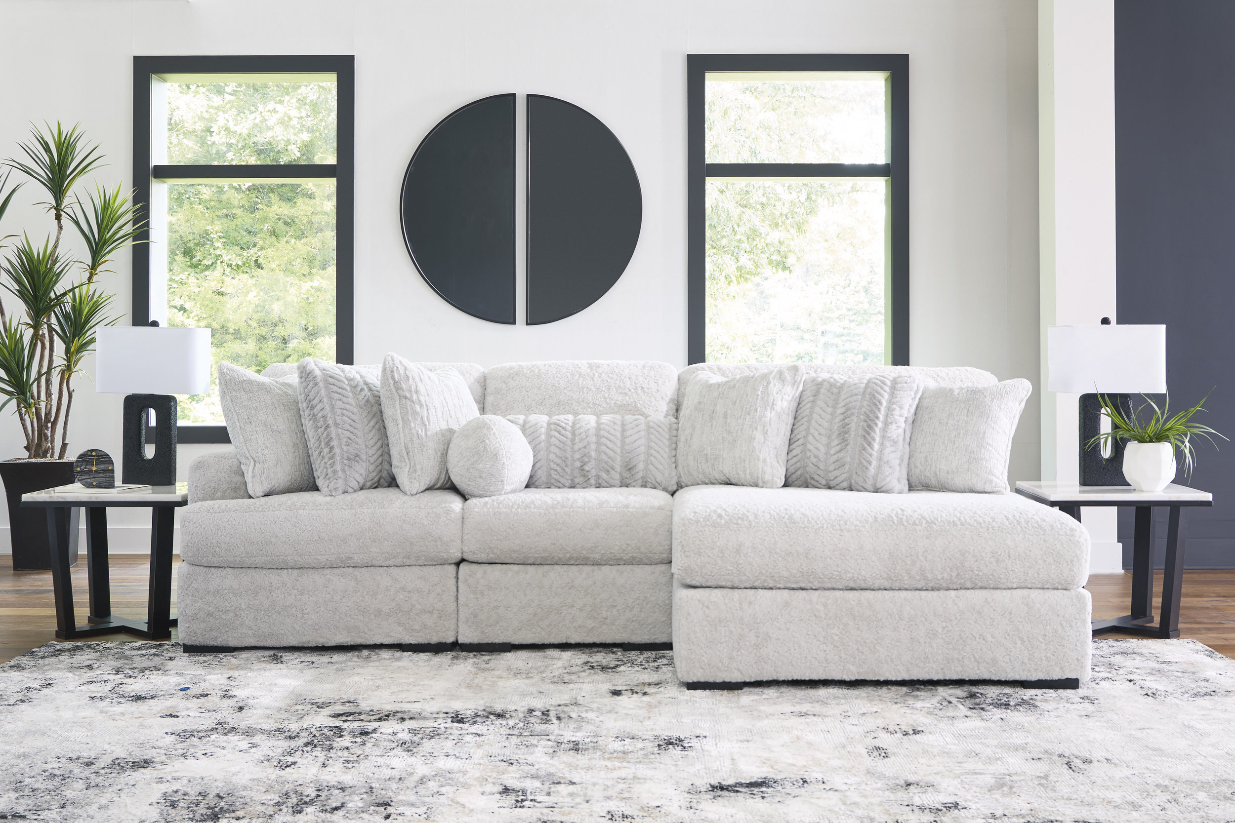 Cuddle Plush 3-Piece Sectional