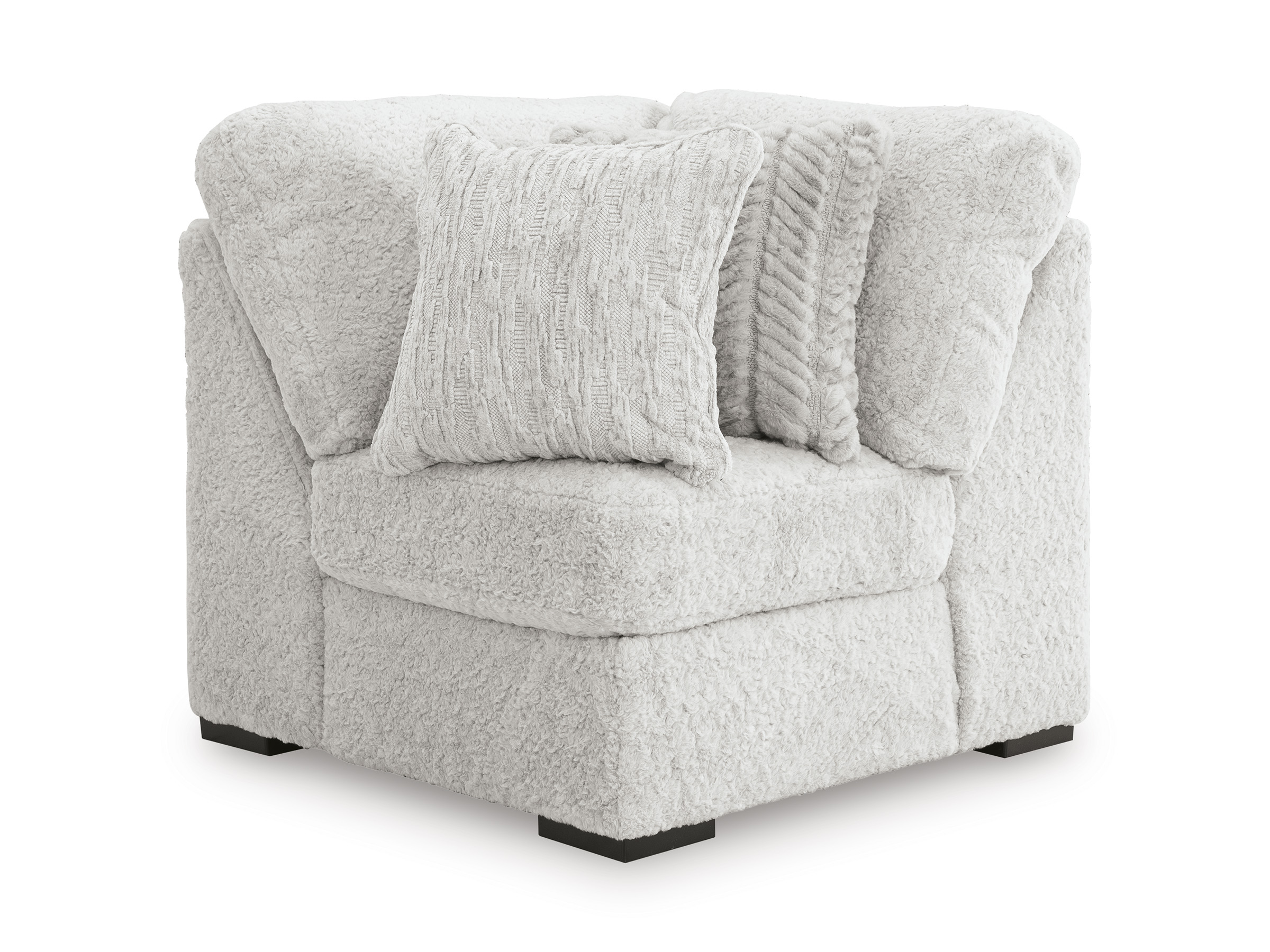 Cuddle Plush Fabric 10-Piece U-Shaped Sectional Sofa