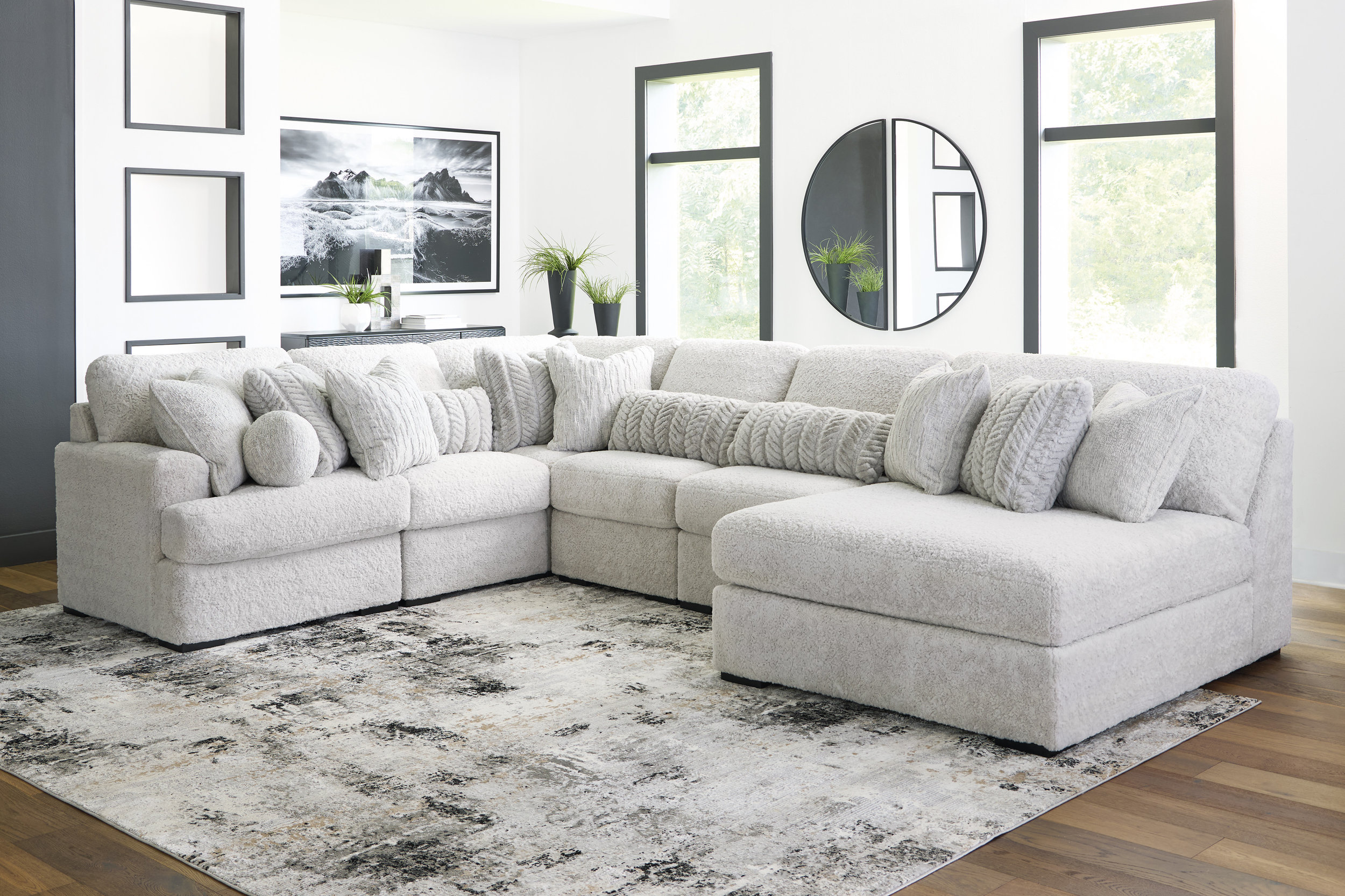 Living Room Milford Cuddle Chaise Sectional Chaise Lounge