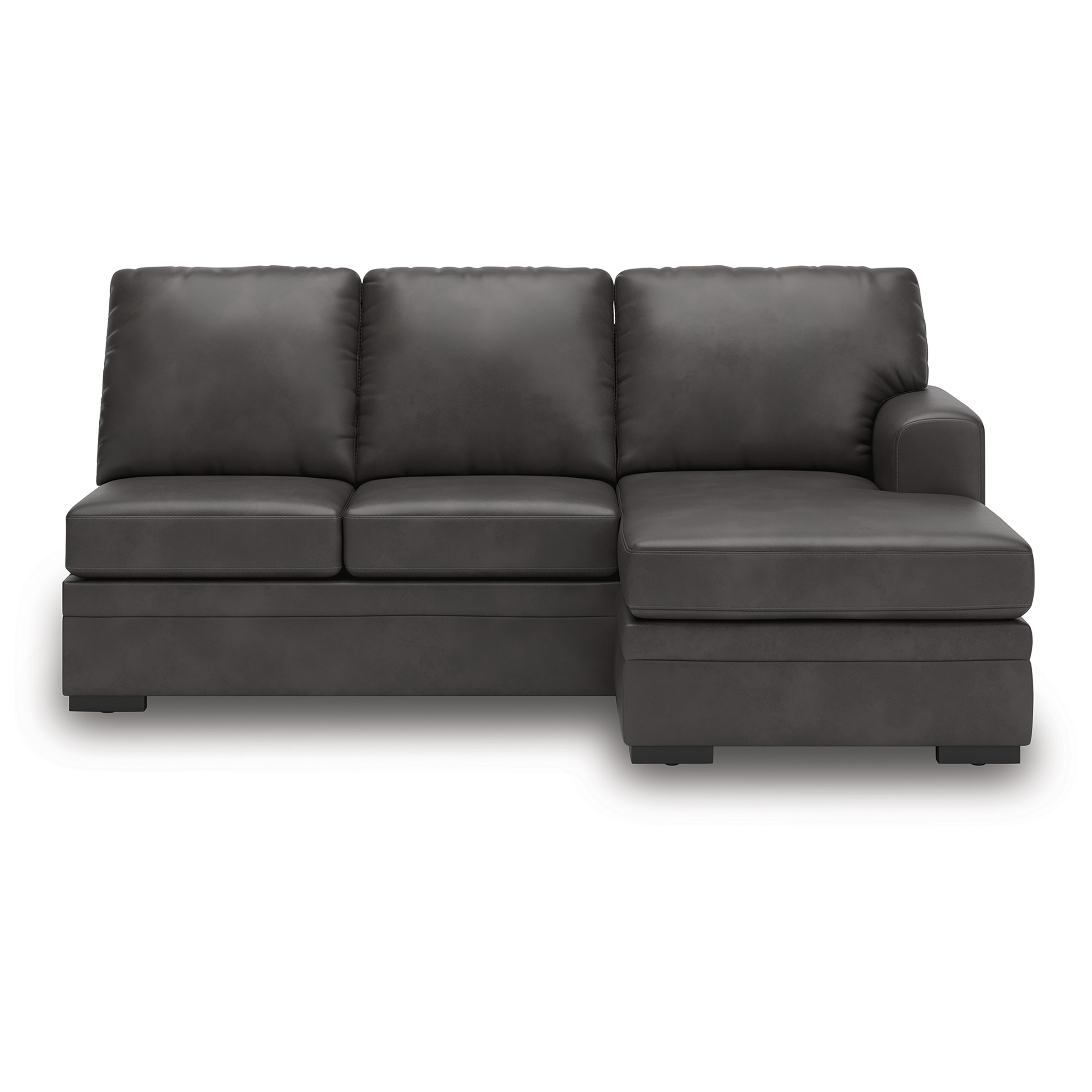 Lofton-Pike Faux Leather U-Shaped 2-Piece Sectional w/Left Arm Chaise Facing