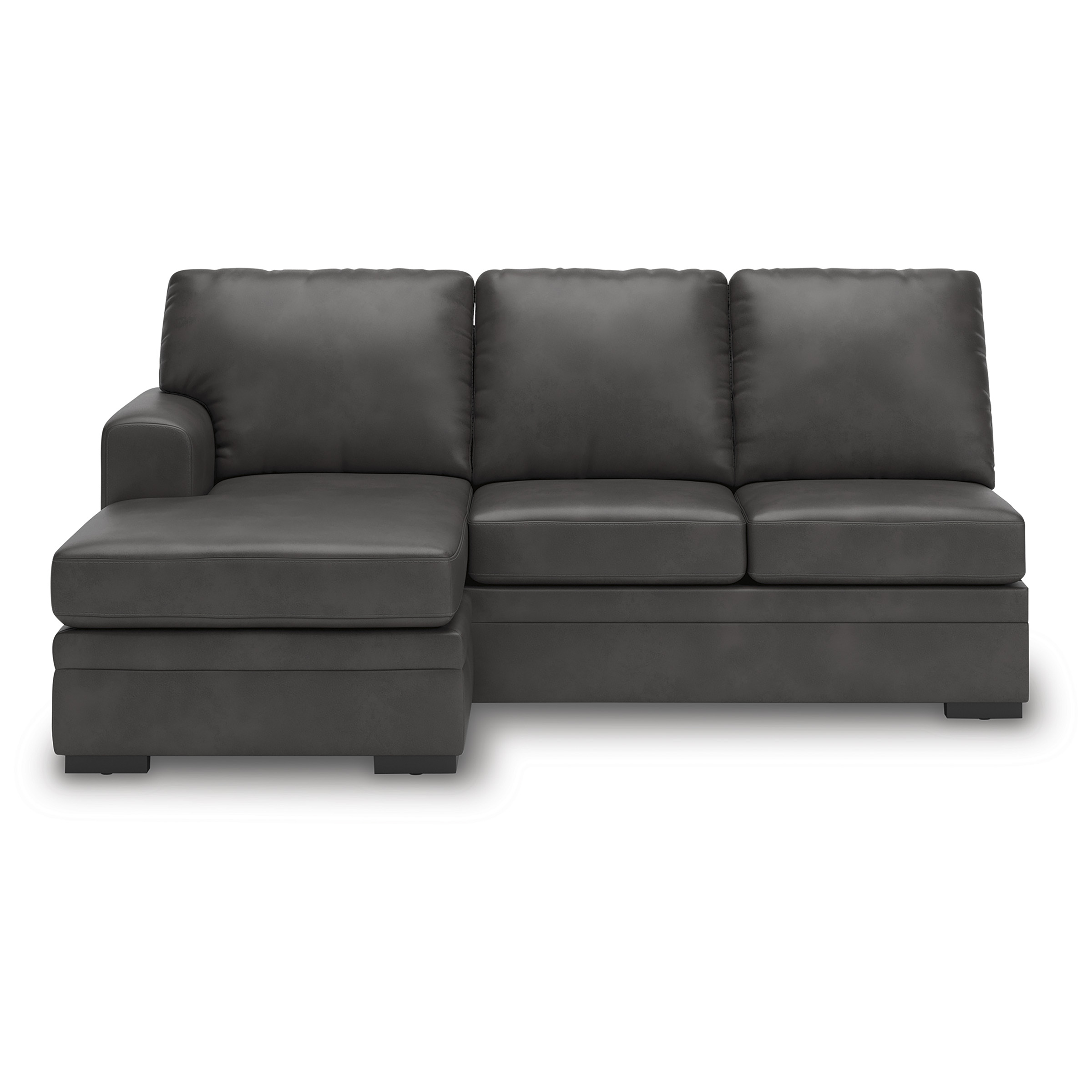 Lofton-Pike Faux Leather U-Shaped 2-Piece Sectional w/Left Arm Chaise Facing