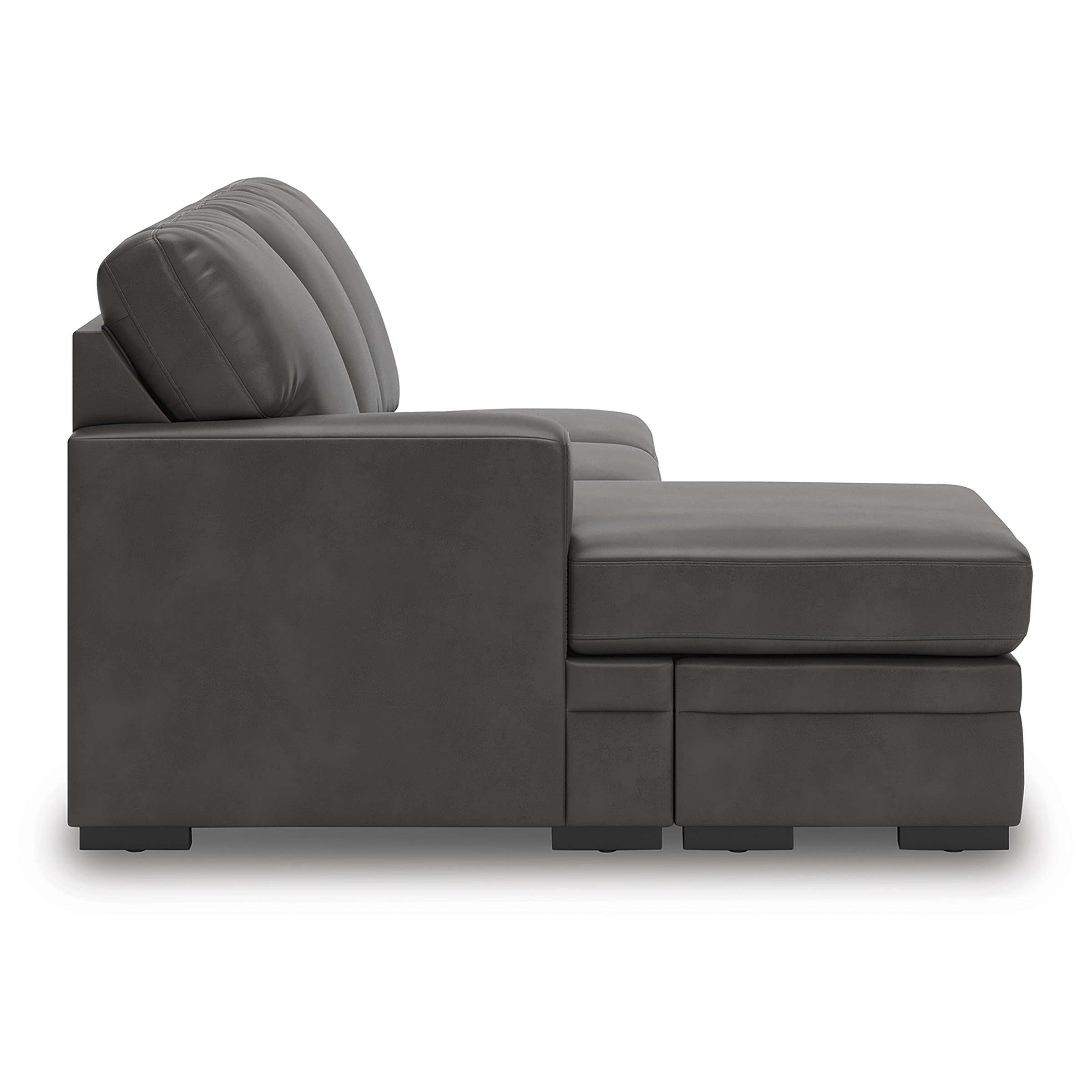 Lofton-Pike Faux Leather U-Shaped 2-Piece Sectional w/Left Arm Chaise Facing