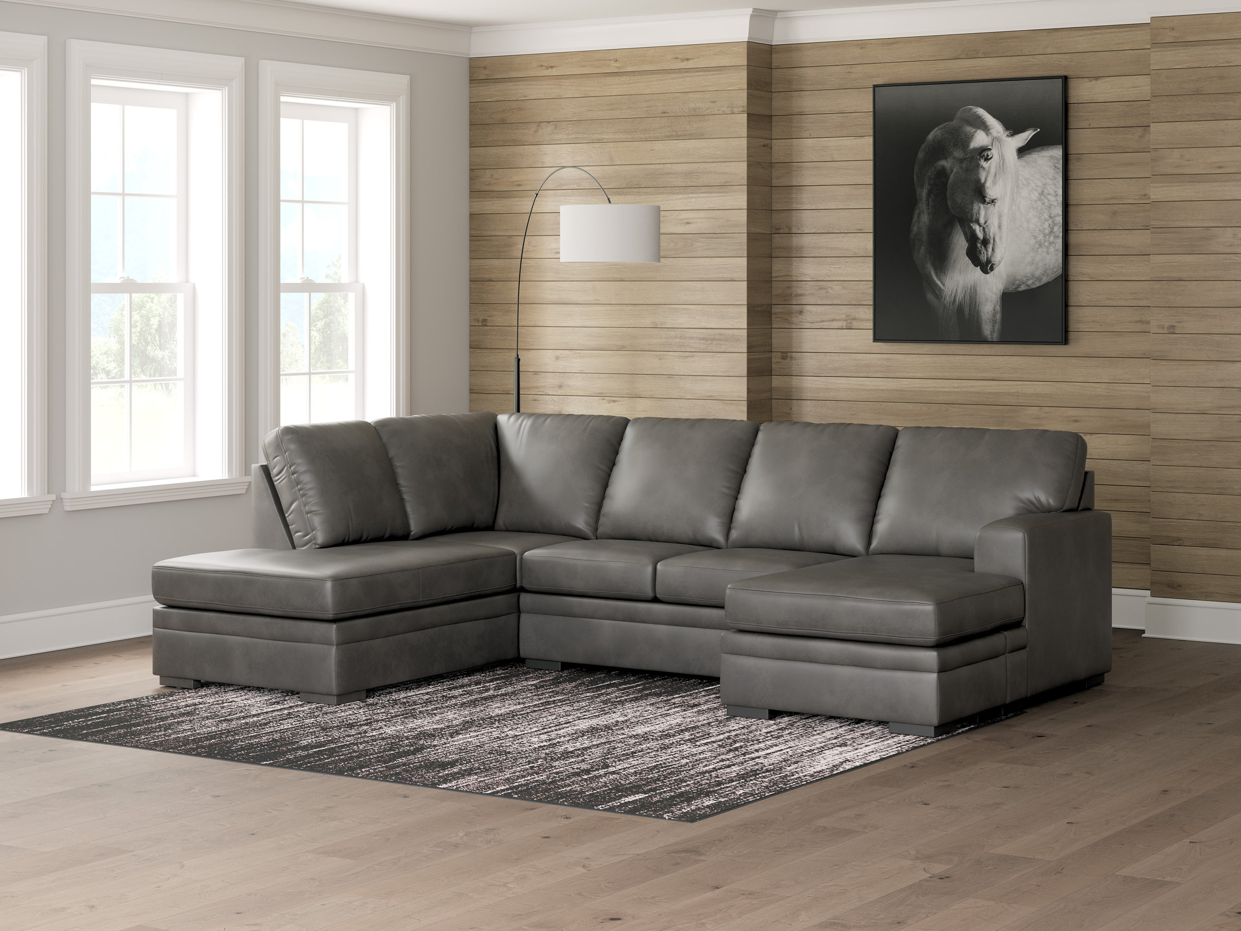 Caspian-Town 2-Piece Sectional With Chaise