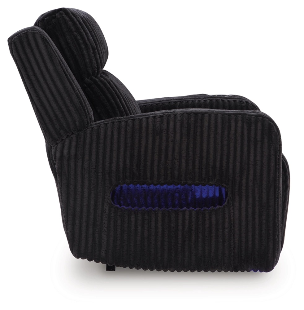 Forest Lake Polyester Power Recliner w/Adjustable Headrest