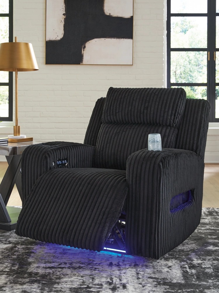 Forest Lake Polyester Power Reclining Living Room Set