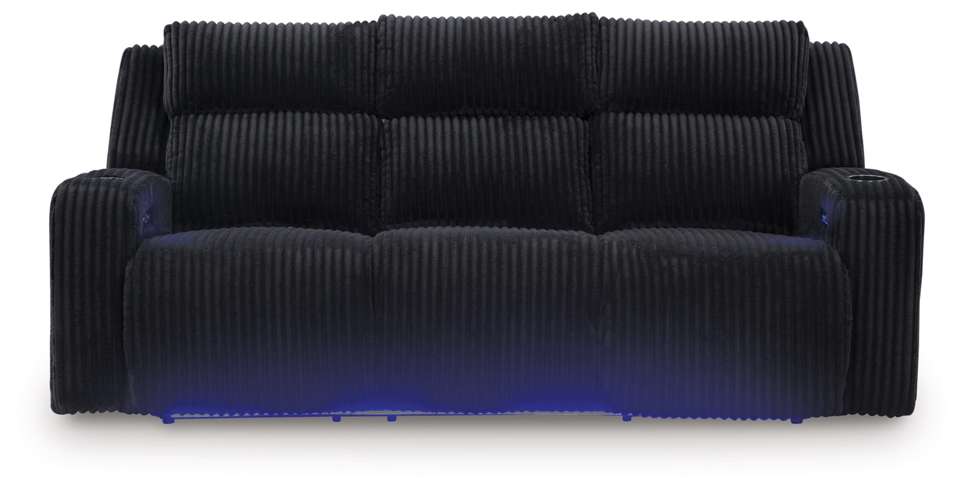 Forest Lake Polyester Power Reclining Sofa w/Adjustable Headrests