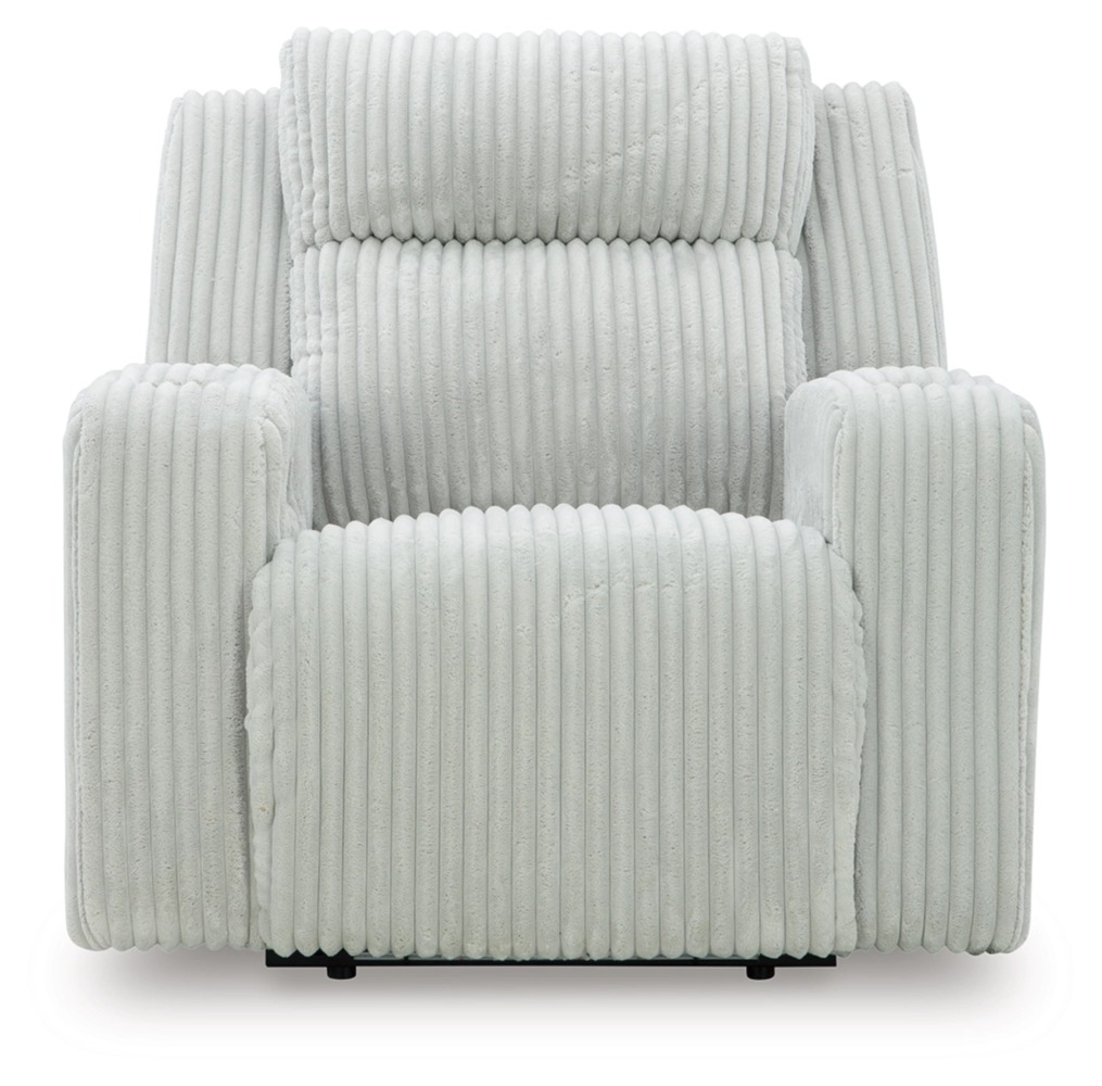 Forest Lake Polyester Power Recliner w/Adjustable Headrest