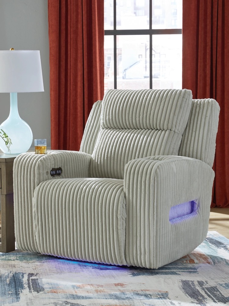 Forest Lake Polyester Power Reclining Living Room Set