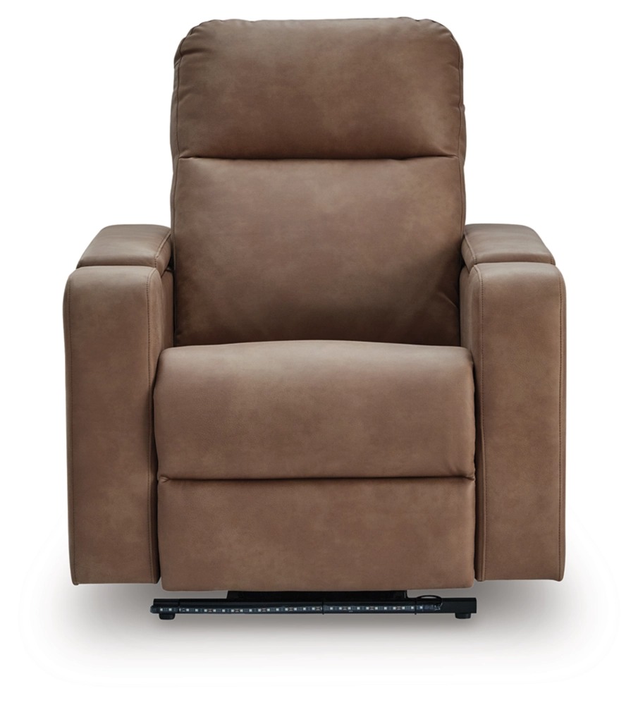 Lorrenton Faux Leather Glider Power Recliner w/Audio System
