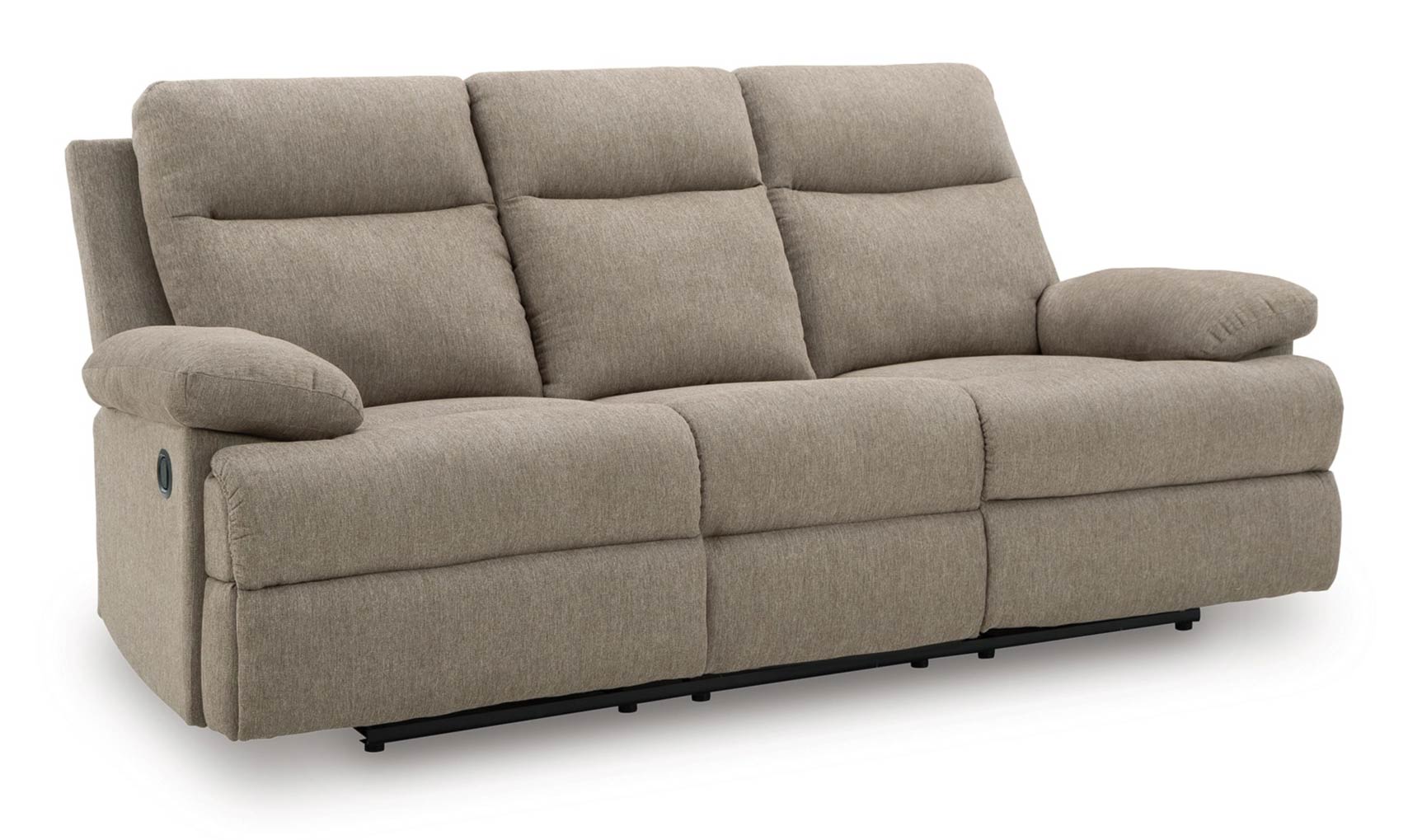 Side-Swipe Polyester Reclining Living Room Set