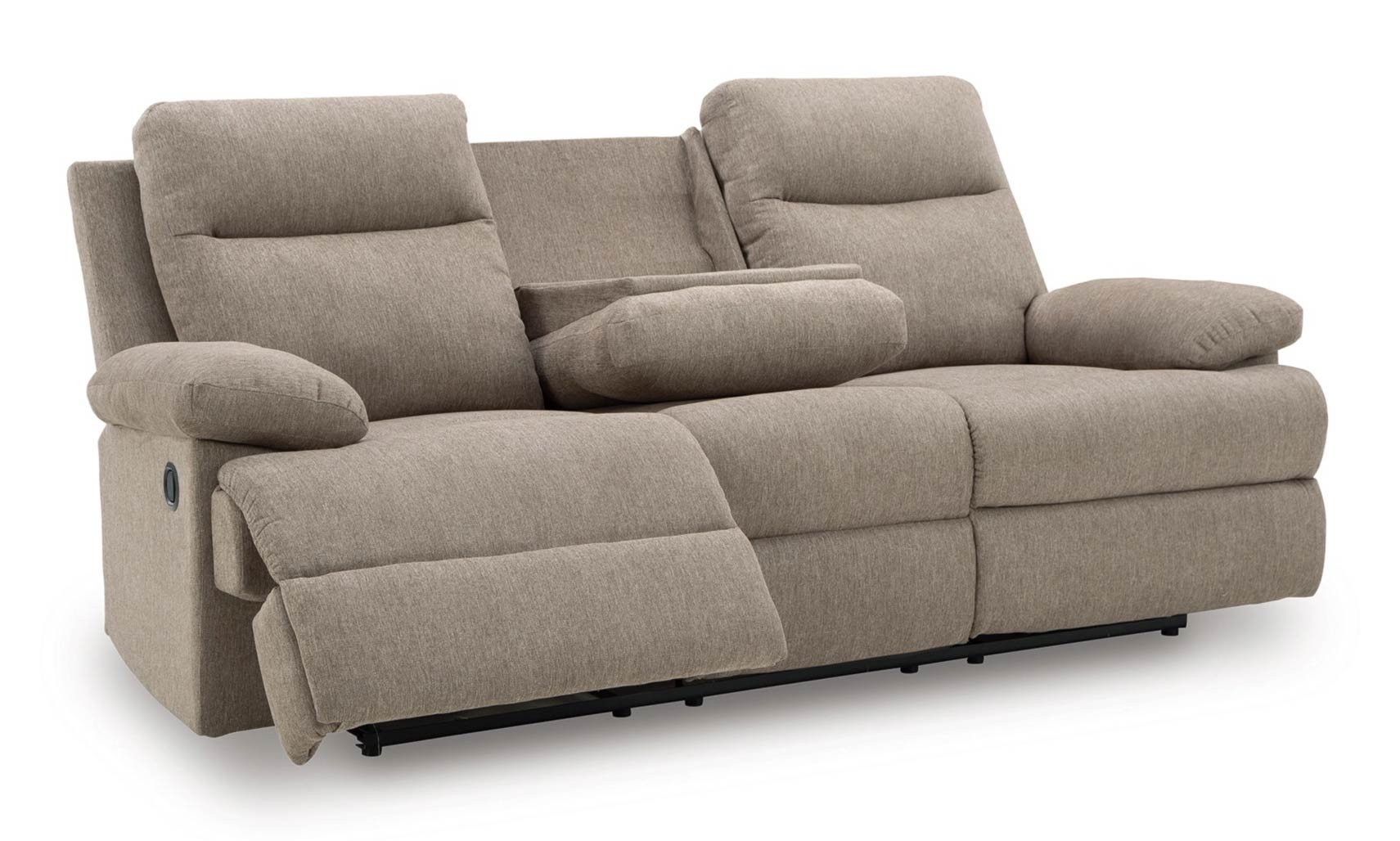 Side-Swipe Polyester Reclining Living Room Set