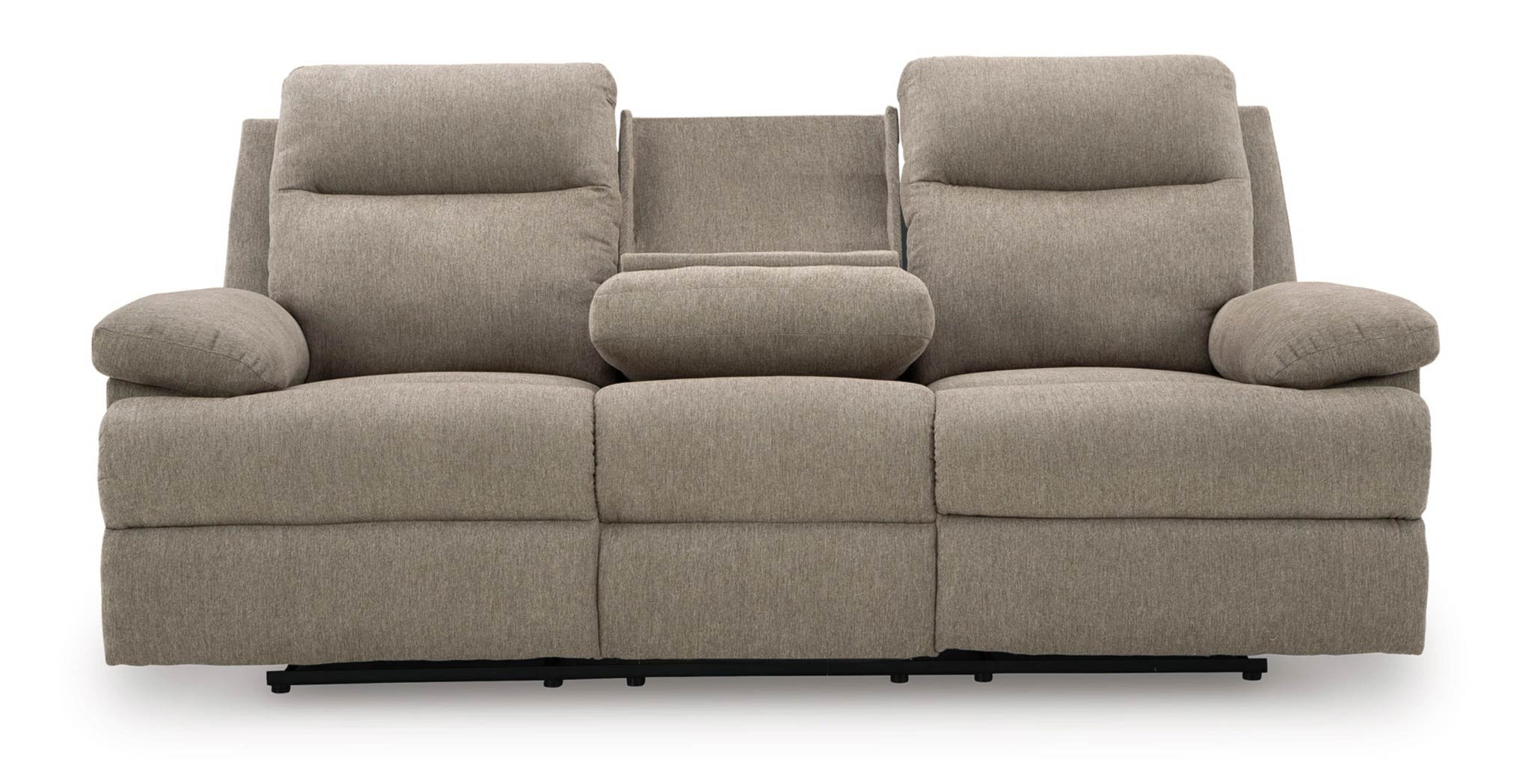 Side-Swipe Polyester Reclining Living Room Set