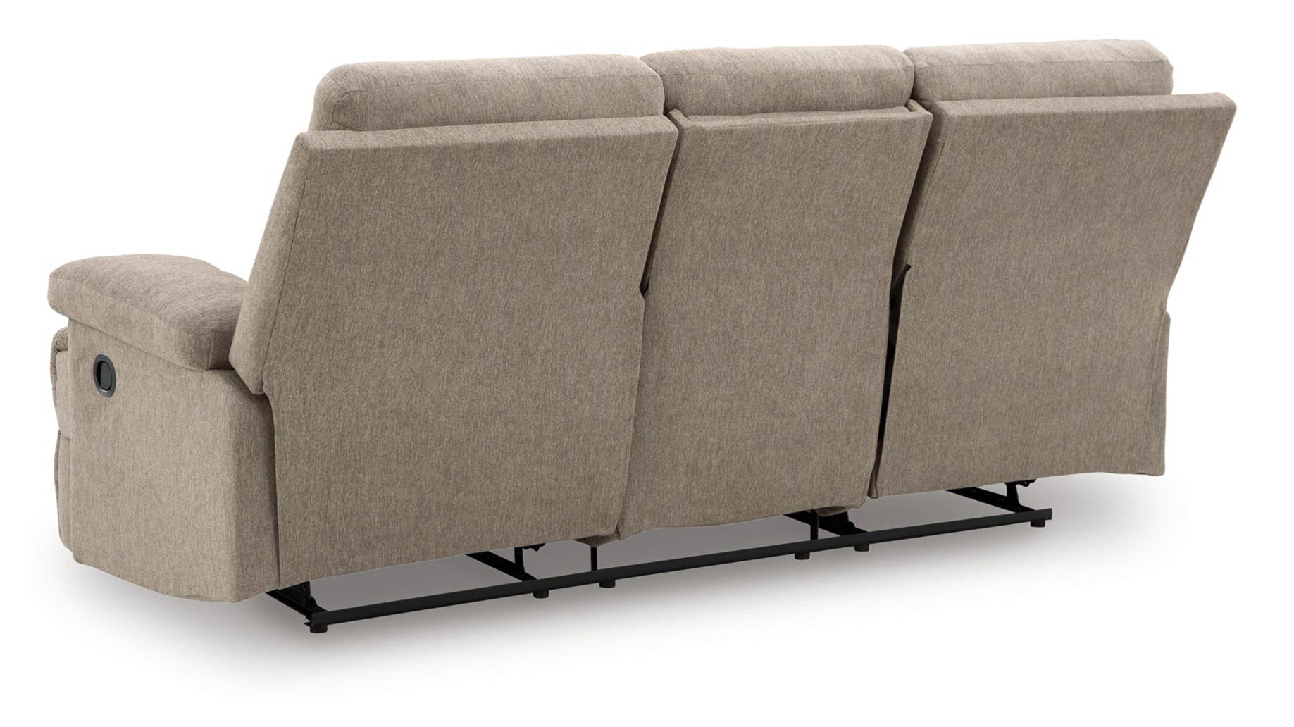 Side-Swipe Polyester Reclining Living Room Set