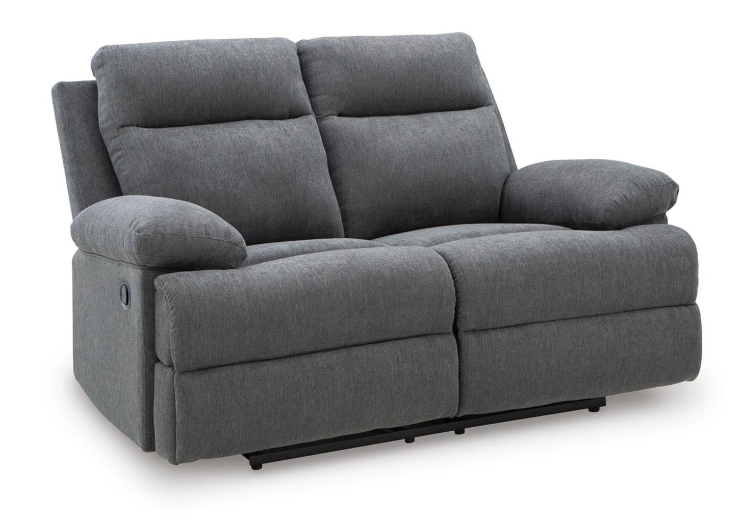 Side-Swipe Polyester Reclining Living Room Set