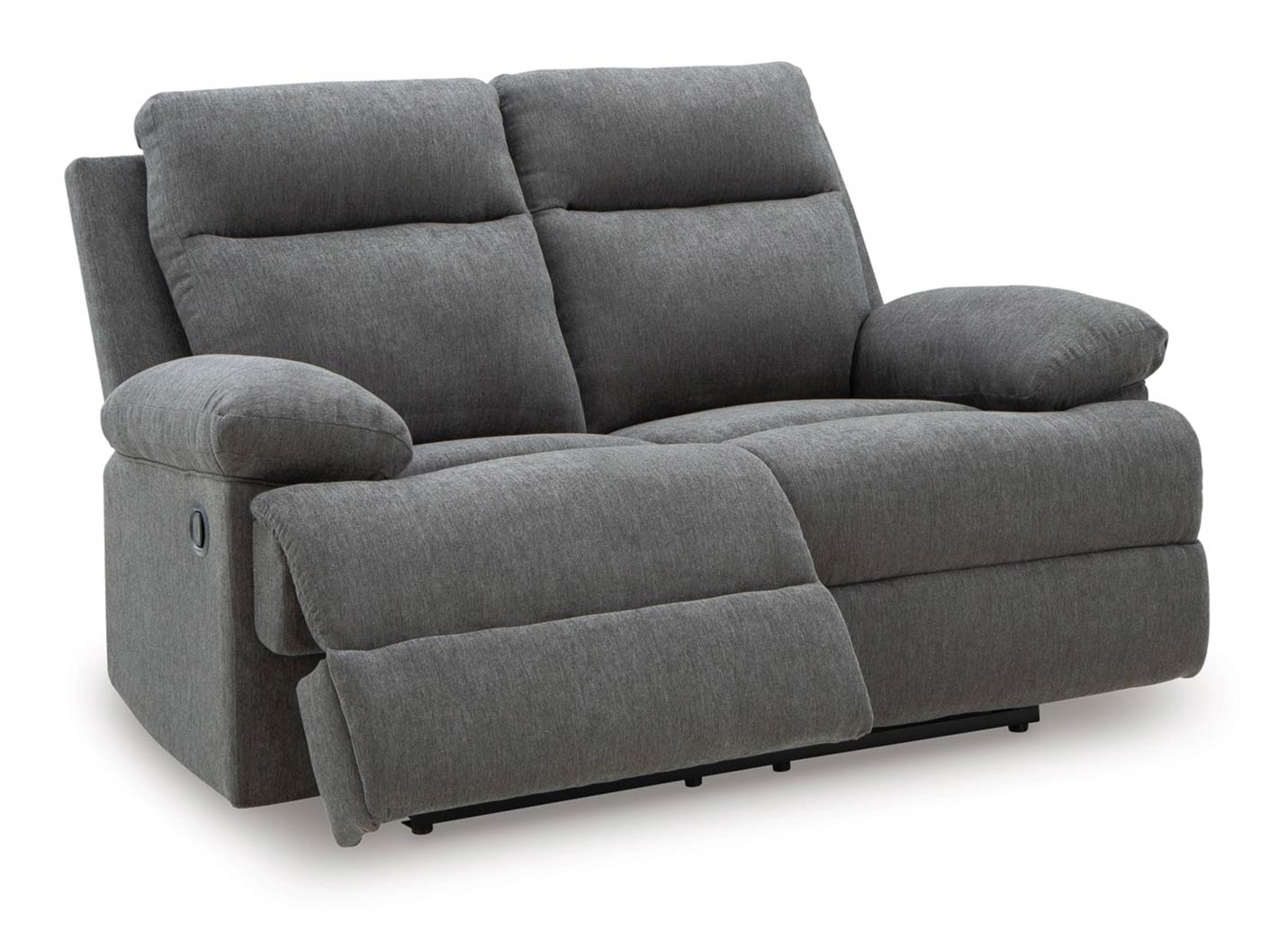 Side-Swipe Polyester Reclining Living Room Set