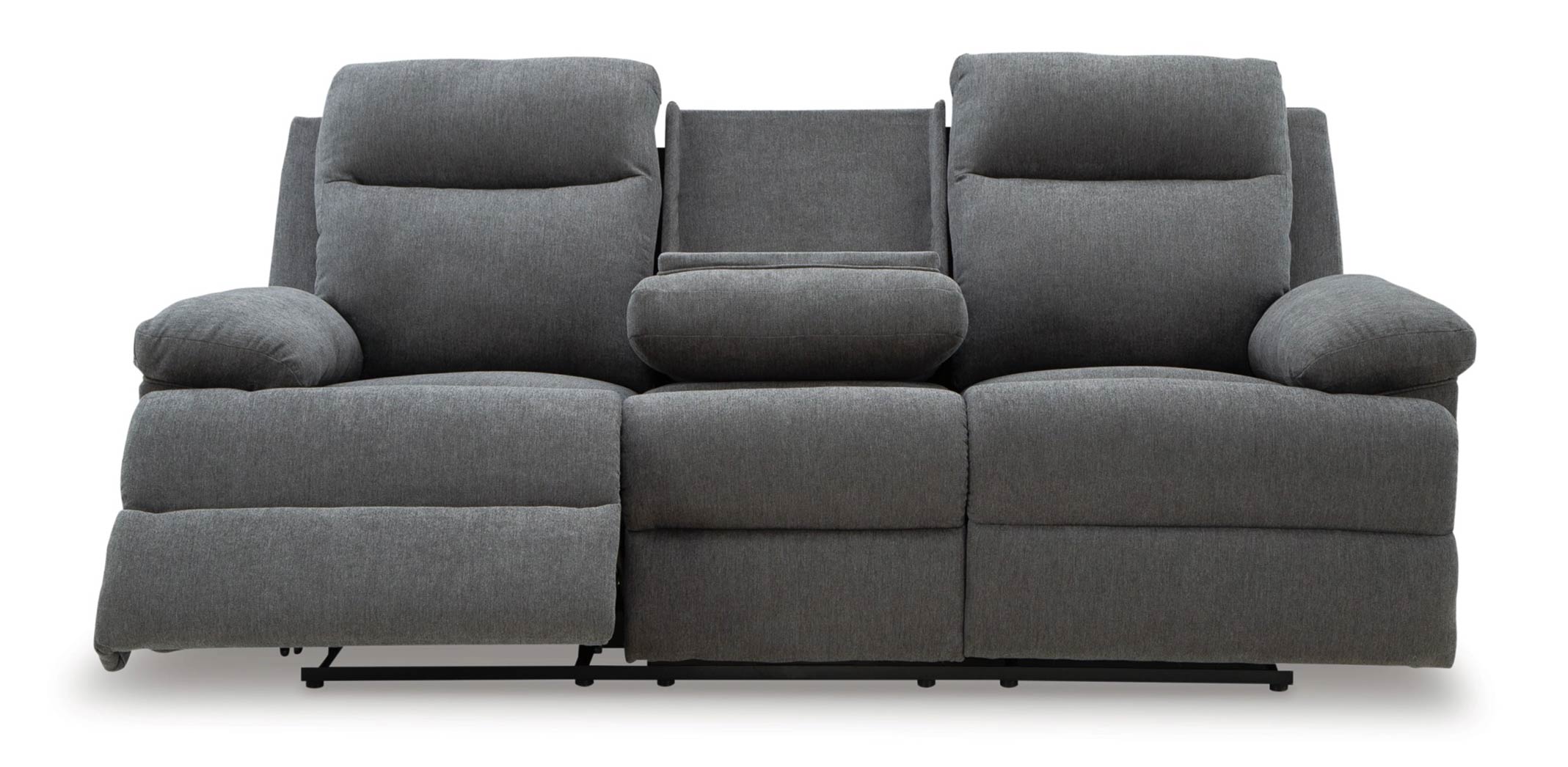 Side-Swipe Polyester Reclining Living Room Set