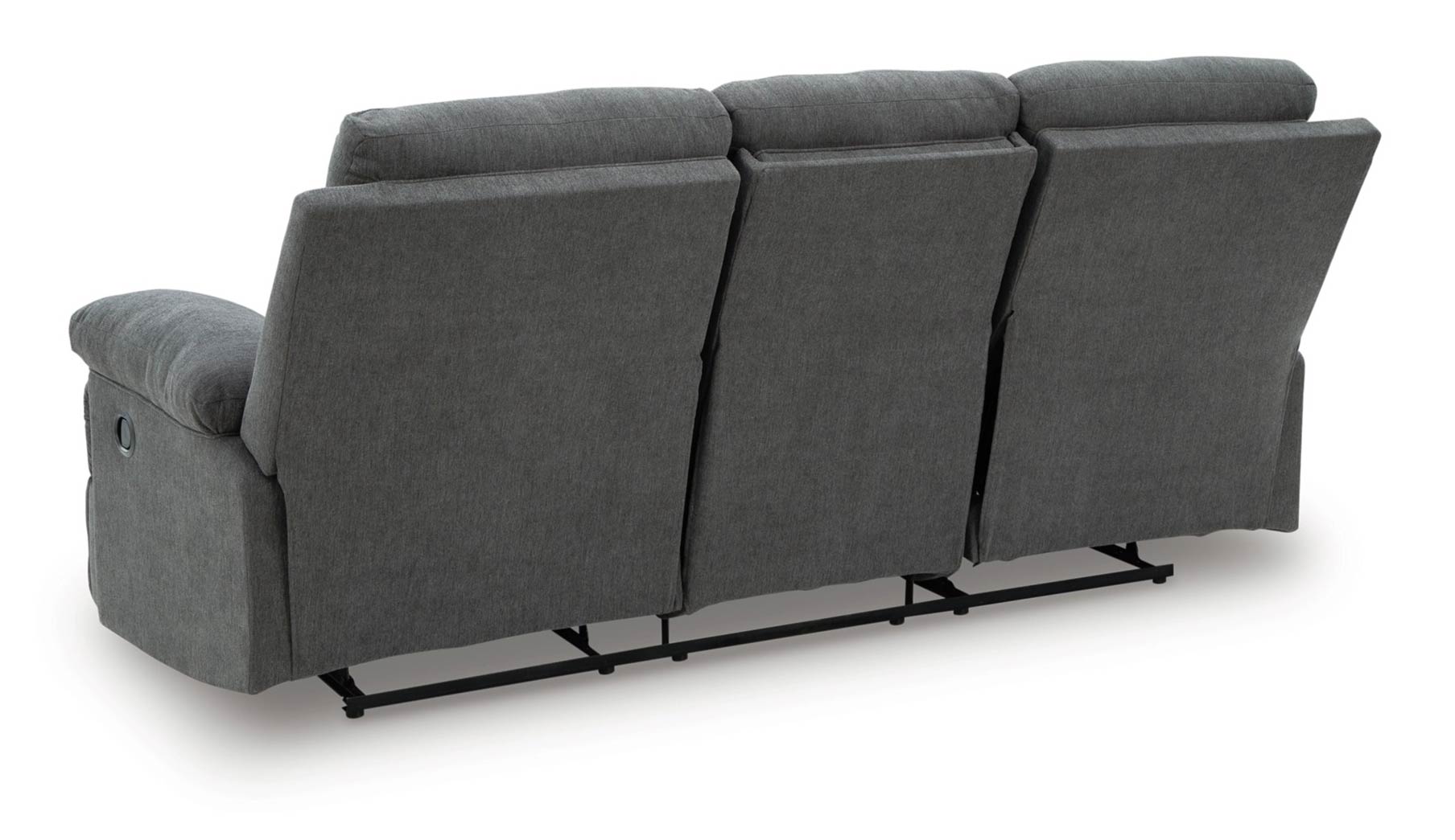 Side-Swipe Polyester Reclining Living Room Set