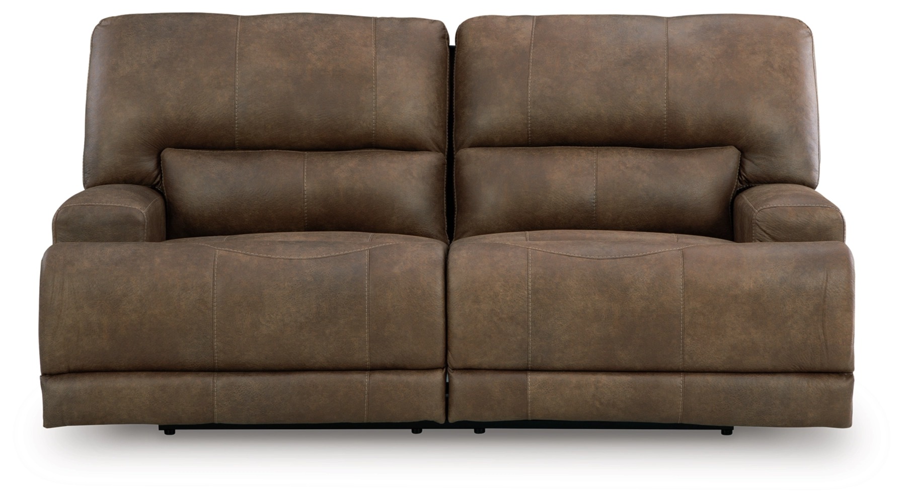 Beckley Place Faux Leather 2-Seat Power Reclining Sofa w/Adjustable Headrests