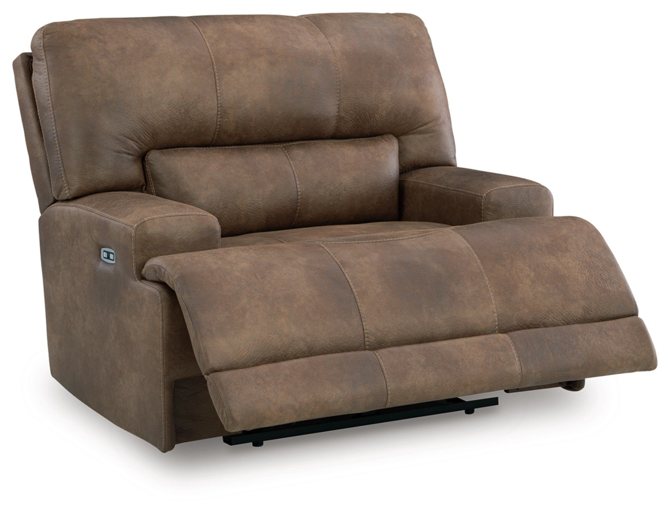 Beckley Place Faux Leather Power Recliner w/Adjustable Headrest