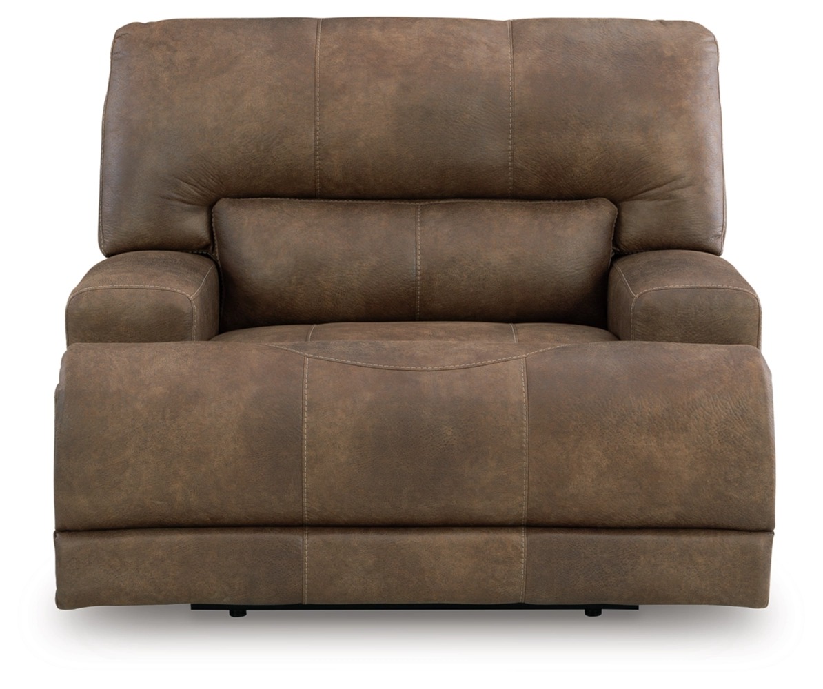 Beckley Place Faux Leather Power Recliner w/Adjustable Headrest