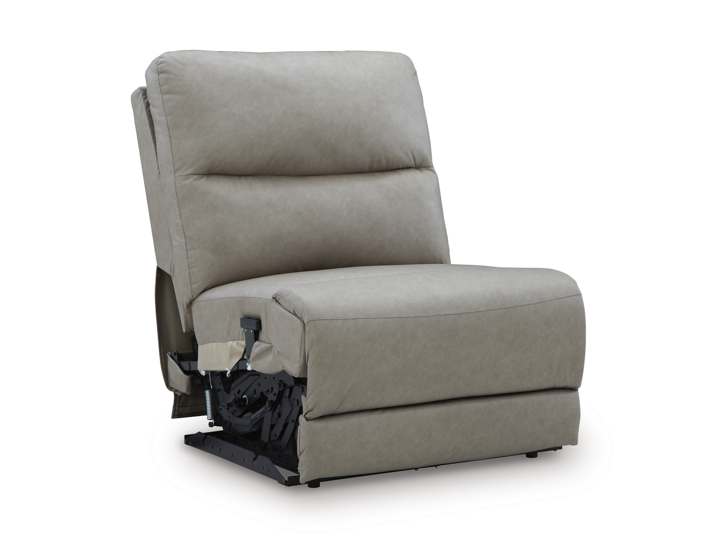 Narwhal Place 5-Piece L-Shaped Faux Leather Power Reclining Sectional