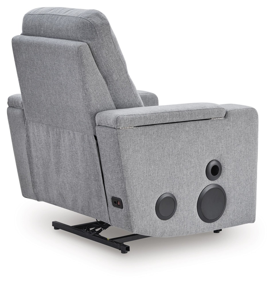 Pineland Polyester Glider Power Recliner w/Audio System