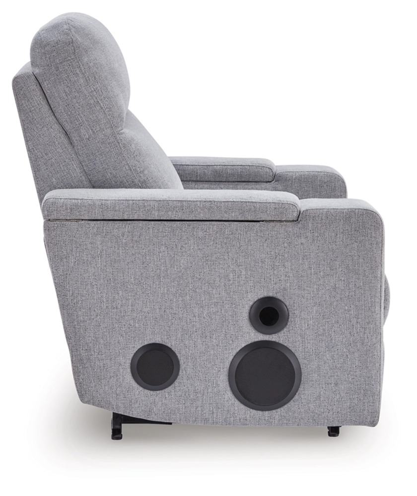 Pineland Polyester Glider Power Recliner w/Audio System