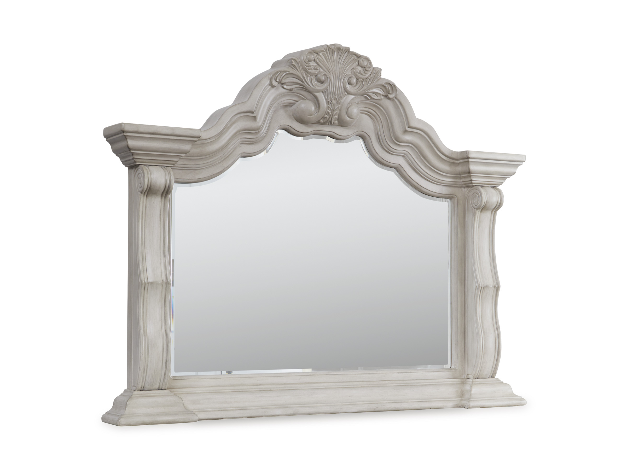 Bruchandi Wood/Glass Bedroom Mirror