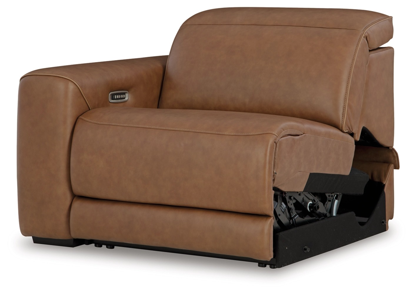 Magic Man Rally 5-Piece L-Shaped Leather Power Reclining Sectional