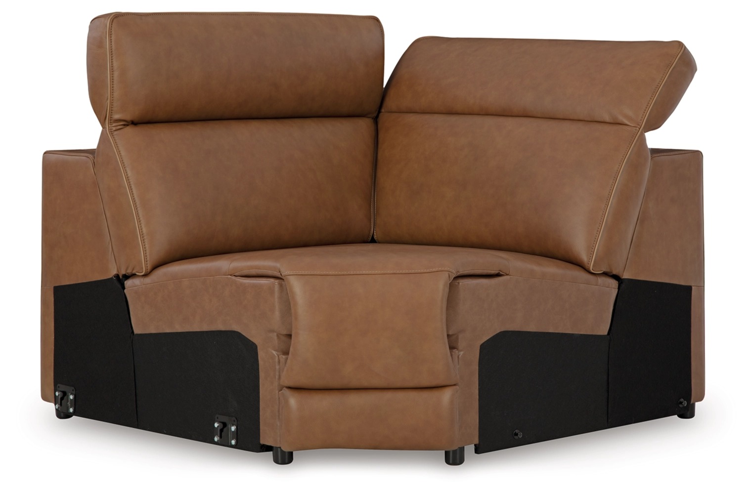 Magic Man Rally 5-Piece L-Shaped Leather Power Reclining Sectional