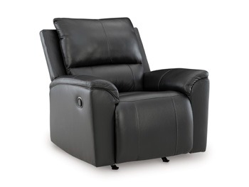 Glossmore Leather/PVC Reclining Living Set