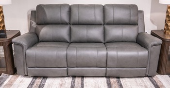 Bleckley Leather/PVC Power Reclining Sofa w/Adjustable Headrests