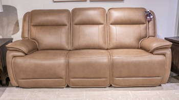 Glencroft Leather Power Reclining Living Set