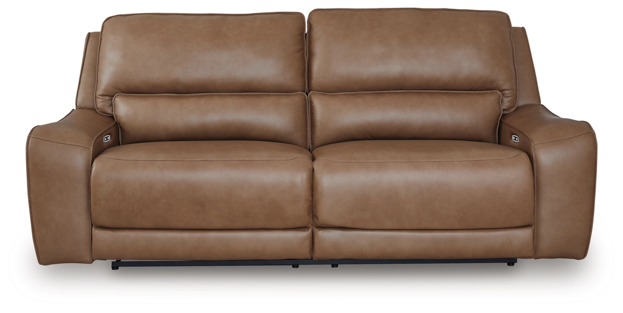 DeepWakes Leather/PVC Power Reclining Living Set