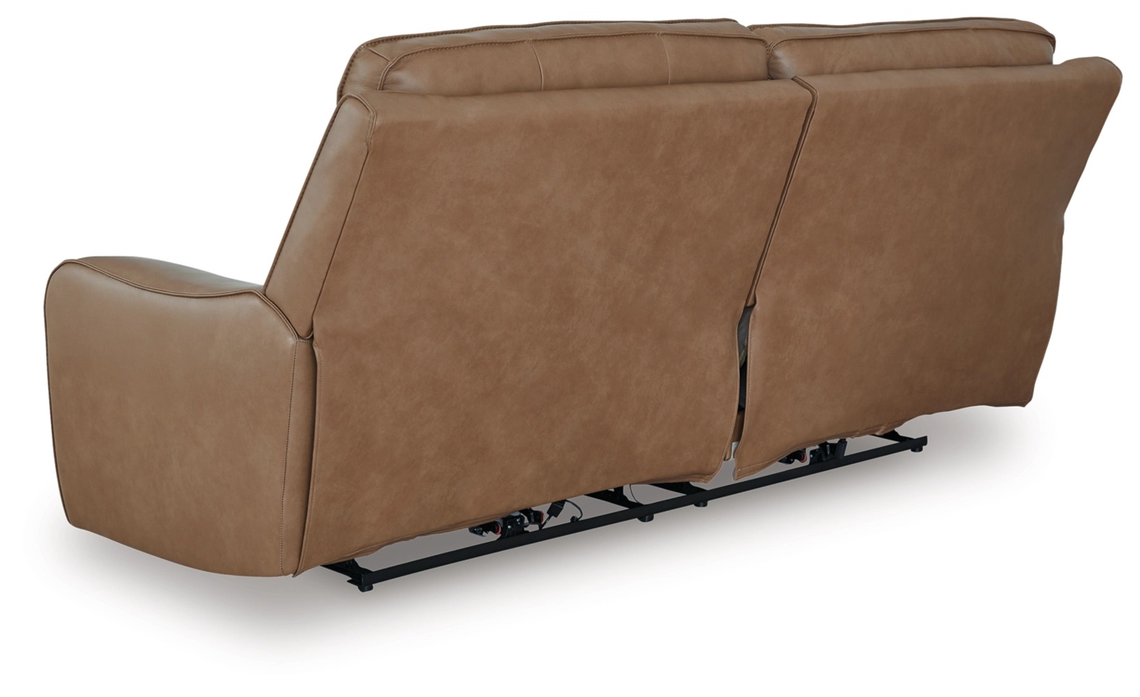 DeepWakes Leather/PVC Power Reclining Living Set